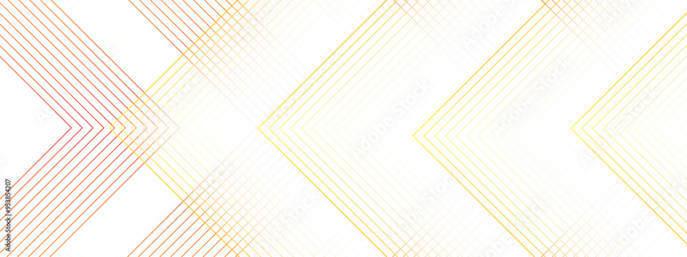 Poster abstract modern minimalistic golden and red geometric line with layered geometric triangle shapes. c