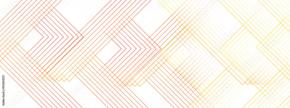 Poster abstract modern minimalistic golden and red geometric line with layered geometric triangle shapes. c