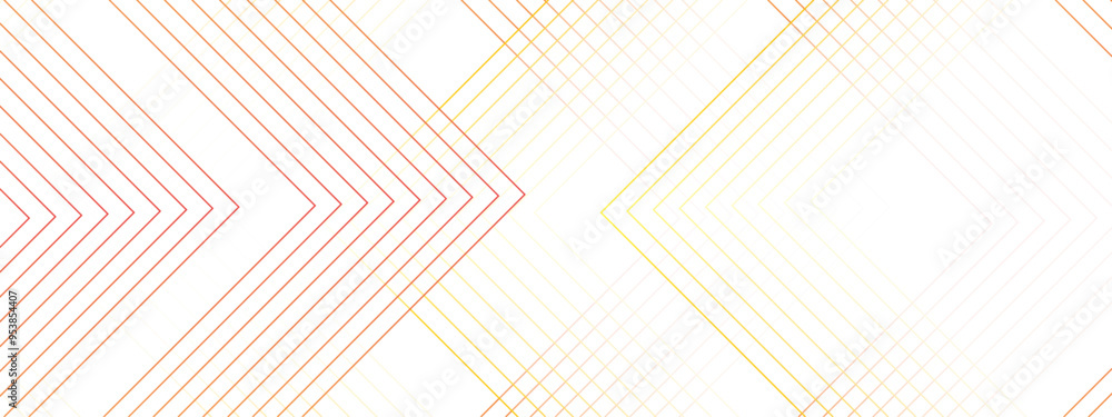 Poster abstract modern minimalistic golden and red geometric line with layered geometric triangle shapes. c