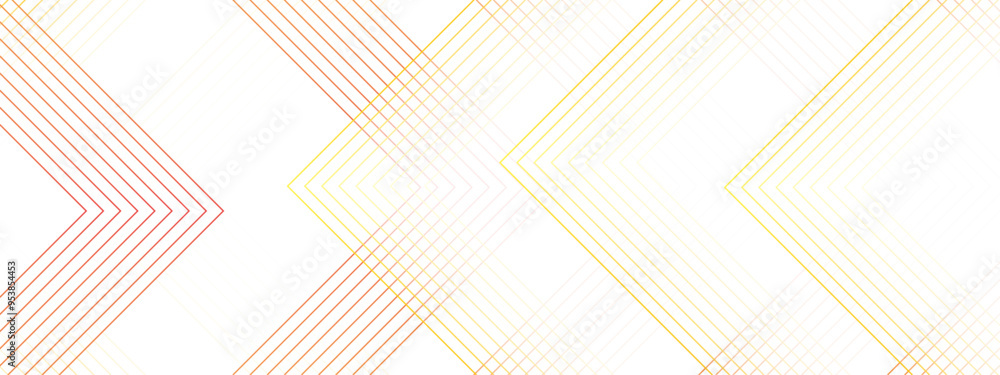 Poster abstract modern minimalistic golden and red geometric line with layered geometric triangle shapes. c