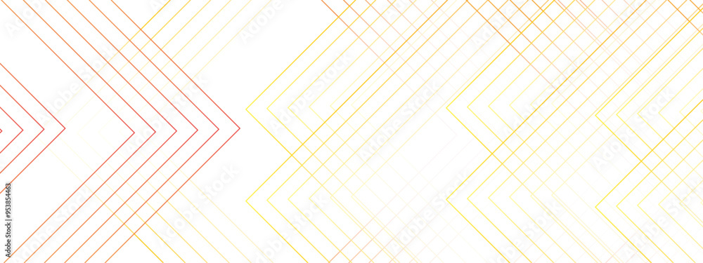 Poster abstract modern minimalistic golden and red geometric line with layered geometric triangle shapes. c