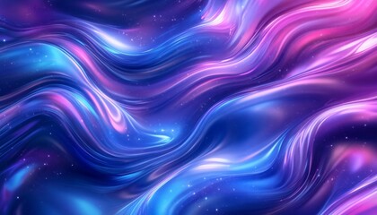 An Abstract Background Featuring Flowing Lines Vivid Colors