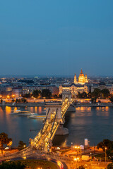Blue Hour time at Budapest Hungary