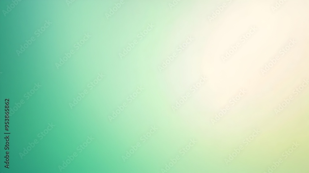 Poster smooth green gradient background - elegant minimalist design concept