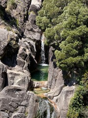 Gerês - waterfall in the mountains. 