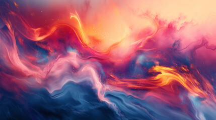 Obraz premium Beautiful abstract art backgrounds are perfect for websites, social media, and wall art. Generative AI Illustrations.