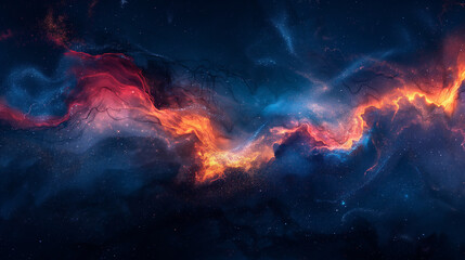 Fototapeta premium Beautiful abstract art backgrounds are perfect for websites, social media, and wall art. Generative AI Illustrations.