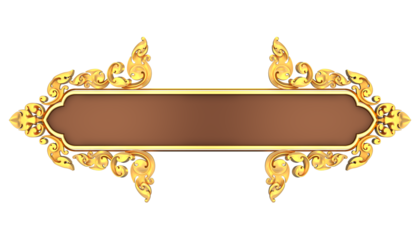 Khmer Art Lower third Frame