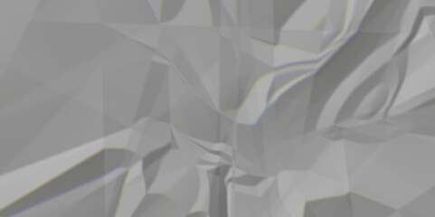 Fototapeta premium Gray crumpled paper texture background. white fabric crushed textured crumpled. white wrinkly backdrop paper background. gray paper texture material.panorama grunge wrinkly paper texture.paper texture