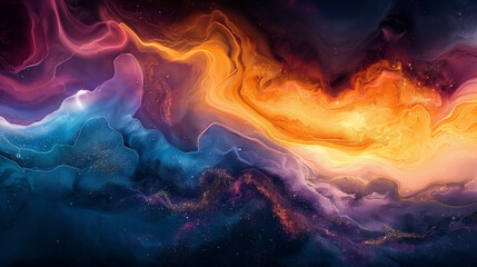 Fototapeta premium Beautiful abstract art backgrounds are perfect for websites, social media, and wall art. Generative AI Illustrations.