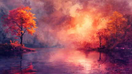 Beautiful abstract art backgrounds are perfect for websites, social media, and wall art. Generative AI Illustrations.