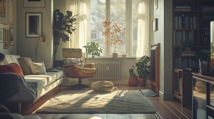 リビングルーム・北欧風