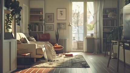 リビングルーム・北欧風