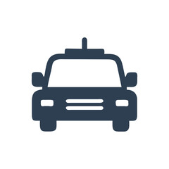 Front view of a sports car icon