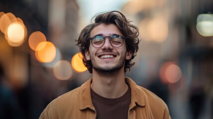 Portrait of a Happy Young Man