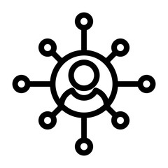 Fototapeta premium Affiliate Marketing Icon
