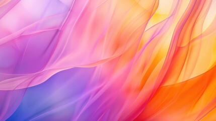 Abstract Swirling Gradient in Vibrant Hues