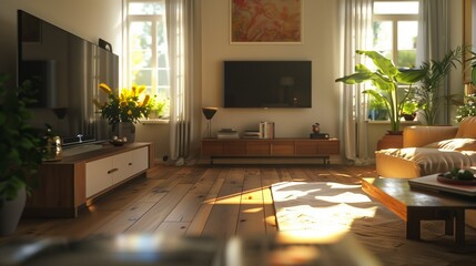 リビングルーム・北欧風