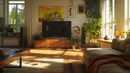 リビングルーム・北欧風