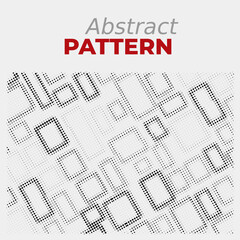 abstract pattern shape background vector with halftone