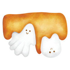 Halloween cute ghost 