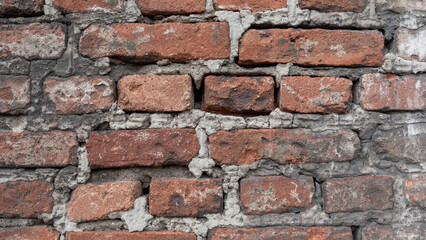 pattern old brick wall close up