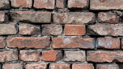 pattern old brick wall close up
