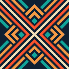 Geometric diagonal lines pattern 