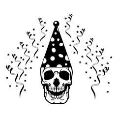 Birthday Party Skull