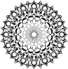 Diwali Mandala vector Art & Illustration