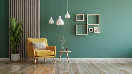 design scene with a chair