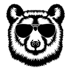 Brown Bear In Sunglasses