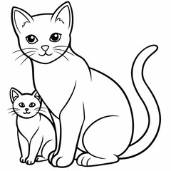 Obraz premium Serene Simplicity White Background Design - Minimalist Graphic