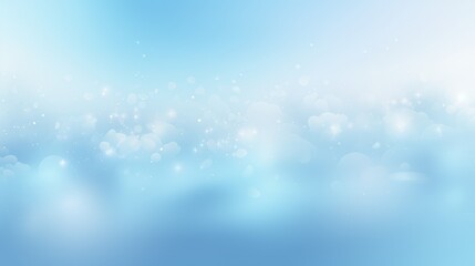 Fototapeta premium A soft, dreamy blue background with bokeh effects, ideal for presentations or creative projects.