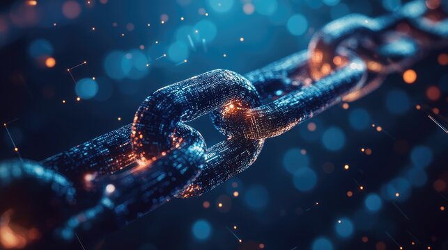 A smart contract being executed on a digital platform, illustrating blockchain use in automating agreements