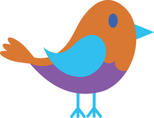 Bird Cartoon Vector Illustration Best for Logo