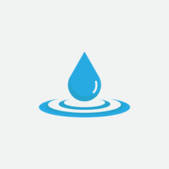 Water drop icon vector illustration