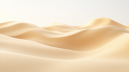 A sandy beach with a large hill in the background