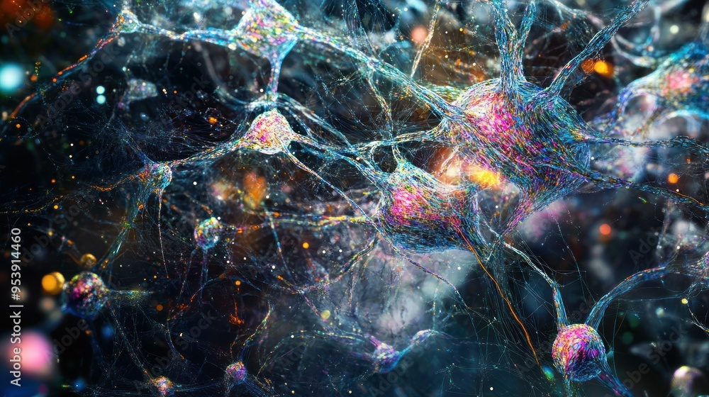 Poster Abstract Representation of a Colorful Neural Network