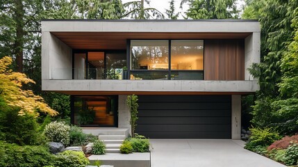 A modern exterior minimalist house design 