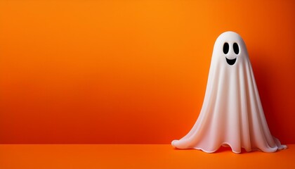 カワイイ幽霊の背景画像（Cute ghost background image.）
