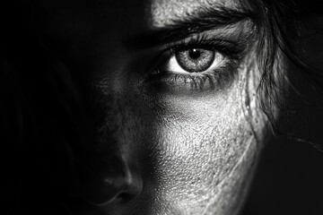 Naklejka premium Person's eye