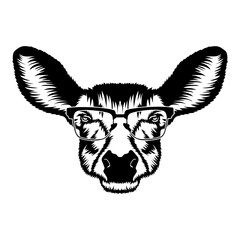 Deer In Glasses