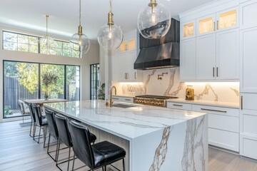 Kitchen water mixer. Water tap made of chrome material,