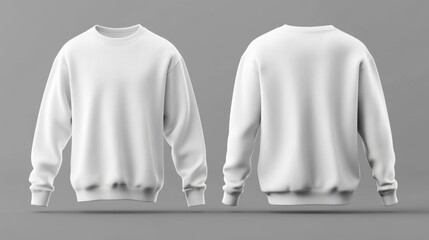 Blank white sweater mockup