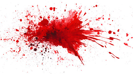 vertical red paint splatter png, vector, white background