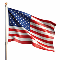 Fototapeta premium american flag design isolated