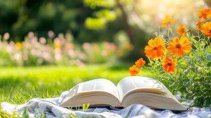 An open book with its pages fluttering