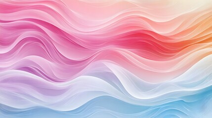 Obraz premium Colorful gradient background with a wavy texture. Abstract pattern of waves for design, banner, and wallpaper