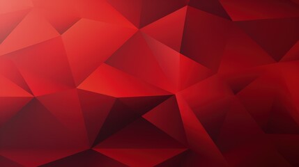 Fototapeta premium A vibrant abstract background featuring sharp, angular shapes in various shades of red, ideal for digital design.